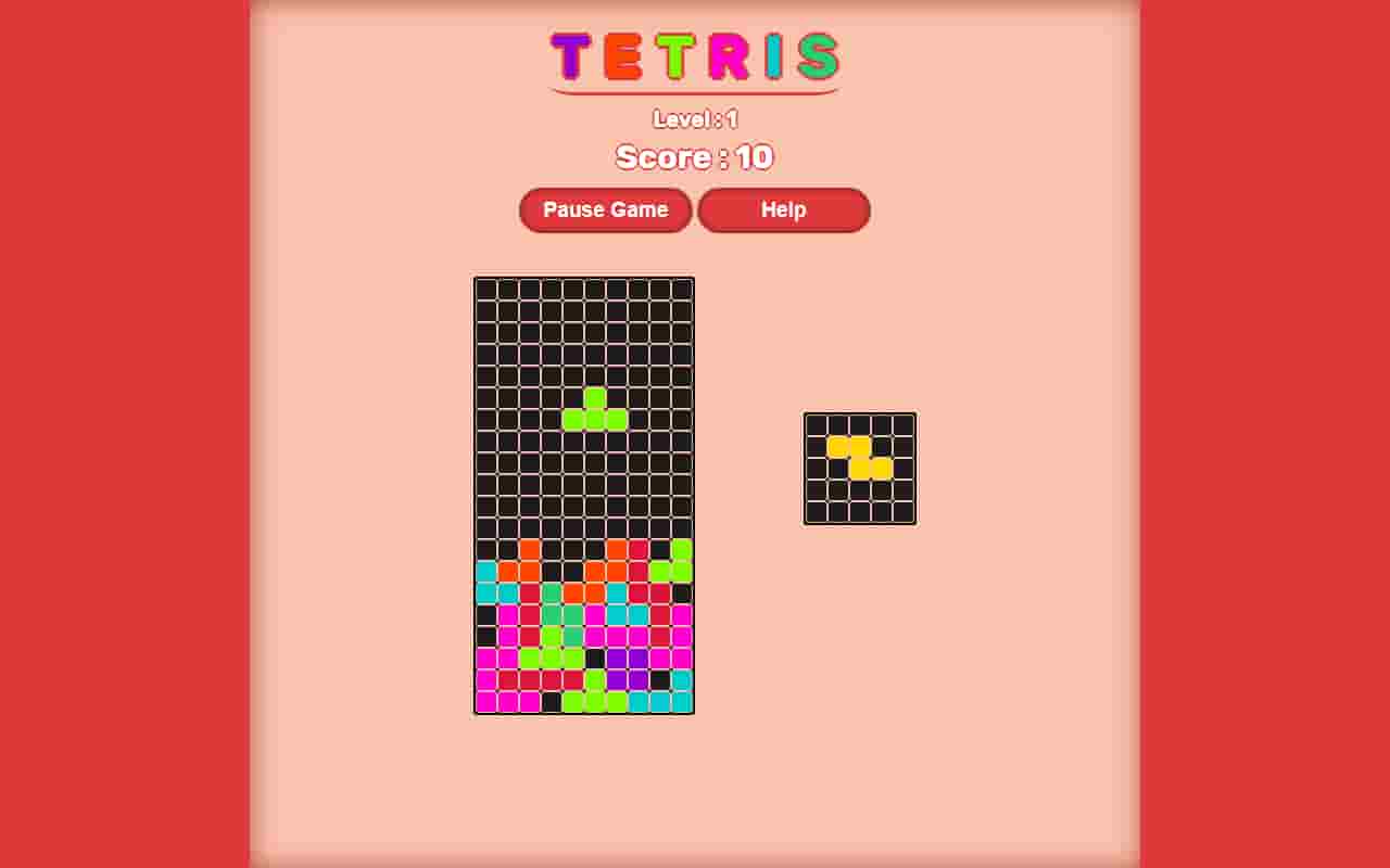 image of Tetris app