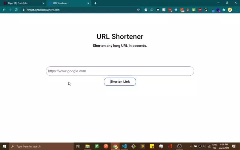 gif for demo of app