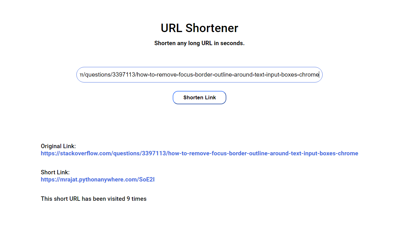image of URL Shortener